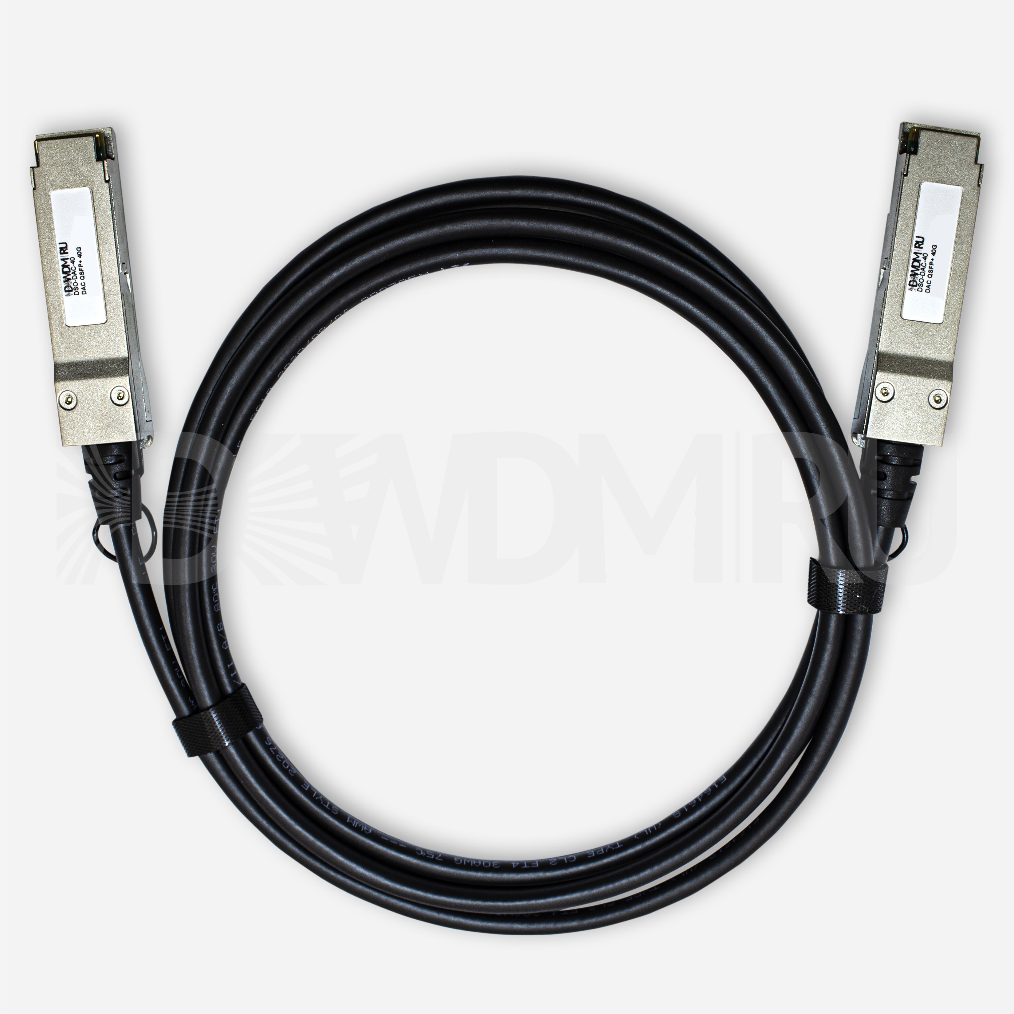 Arista совместимый кабель Direct Attached (DAC), QSFP+, 30AWG, 40 Гб/с, 1 м